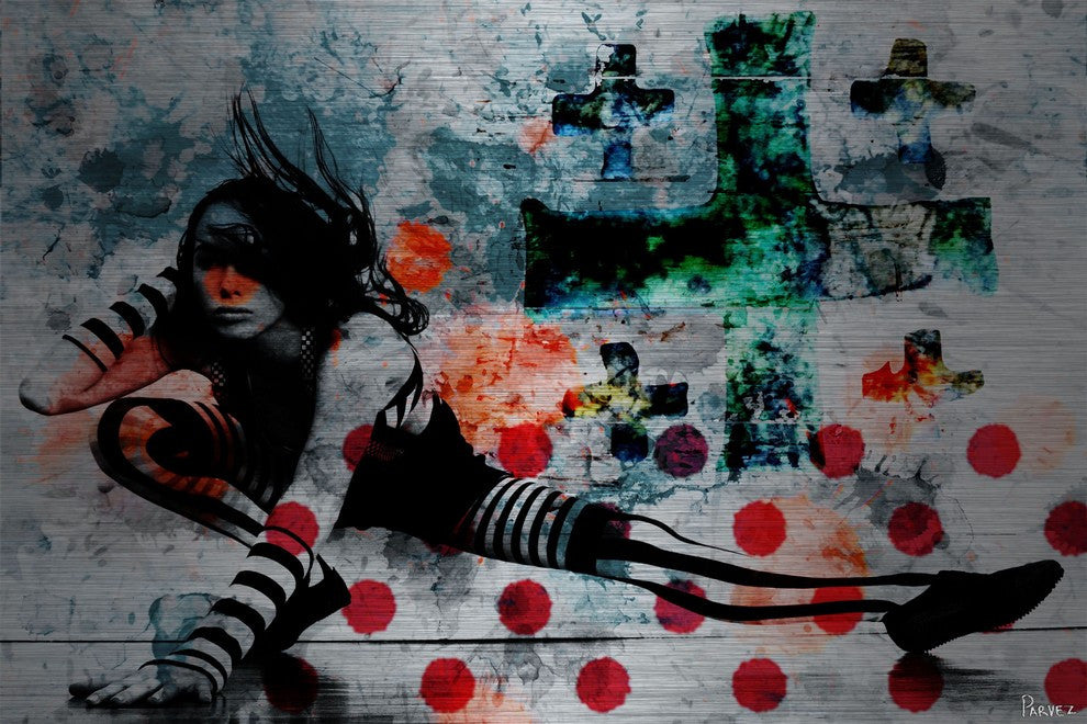 "Jerusalem Cross" Print on Brushed Aluminum, 45"x30"