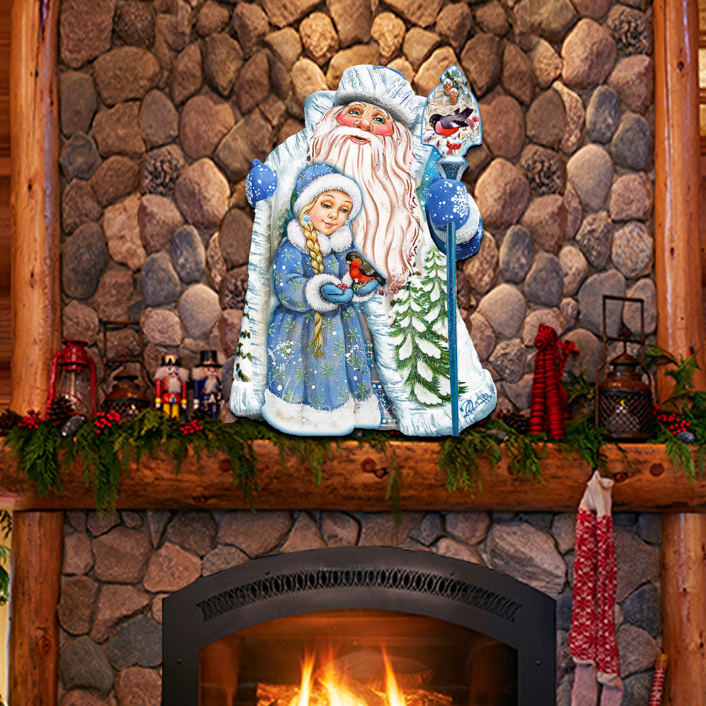 Classic Christmas, Wooden Decorative Door Hanger