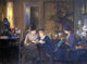 Edmund Tarbell The Lesson - 21" x 28" Premium Canvas Print