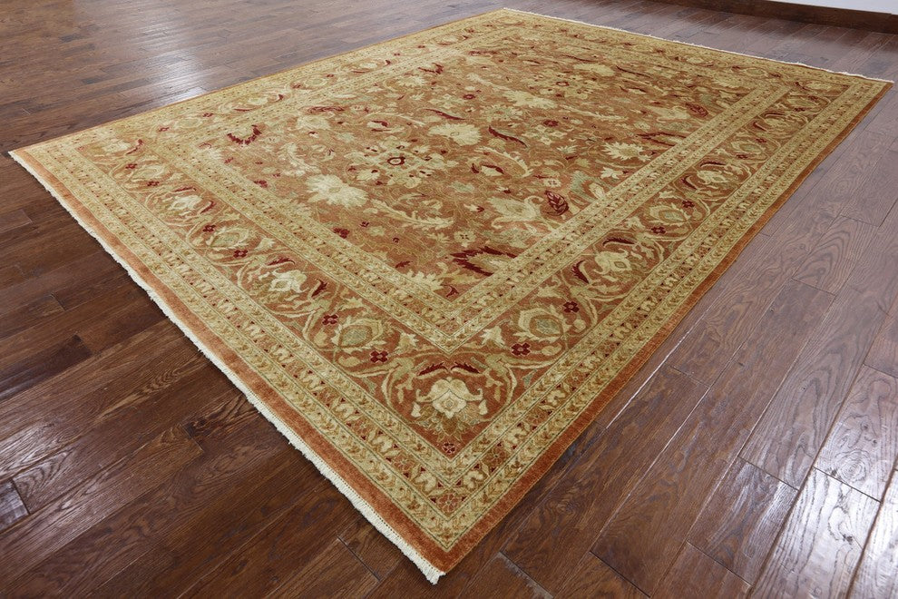 Peshawar Oriental Wool Area Rug 9'x12', P2599