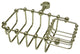 Kingston Brass 7" Riser Mount Soap Basket, Brushed Nickel