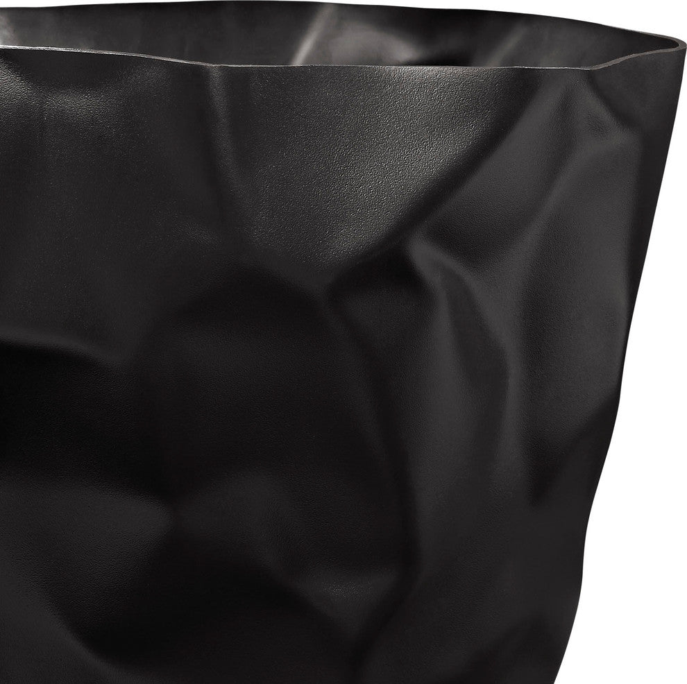 Modern Contemporary Living Room Trash Bin Black