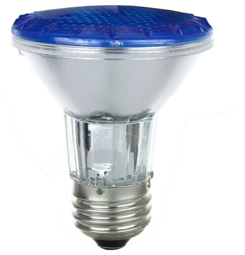 Sunlite 50 Watt, 30" Narrow Flood, Colored Par20 Reflector, Medium Base, Blue