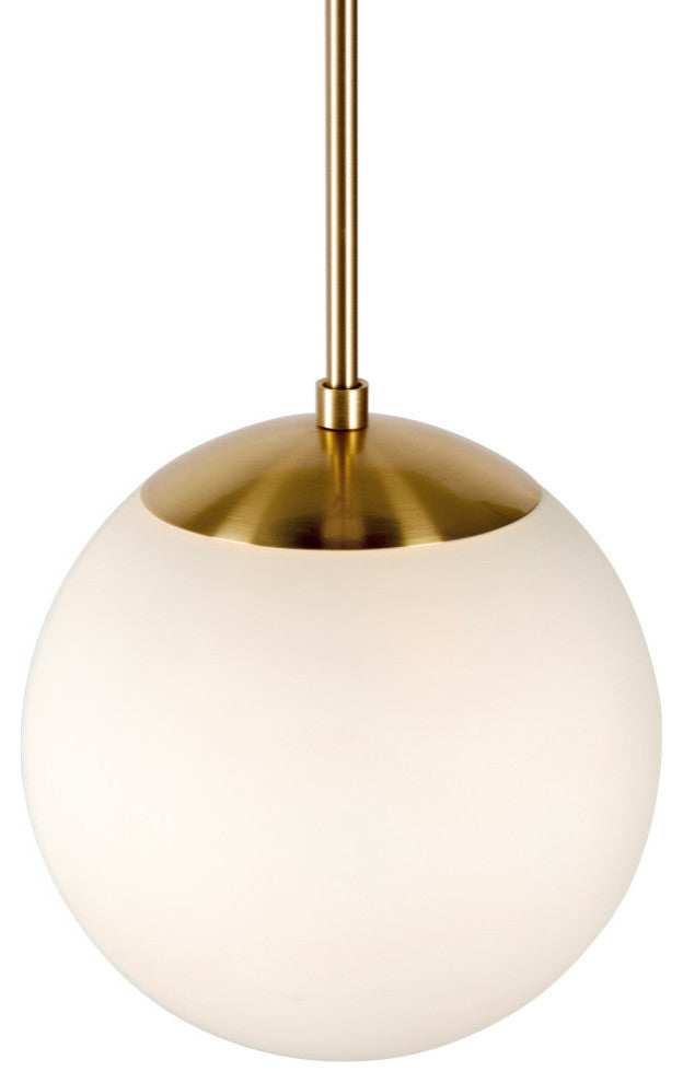 1-Light 10" Mini Pendant, Soft Gold