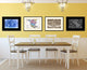 World Vintage Vivid Color Map Canvas, 16"x21"