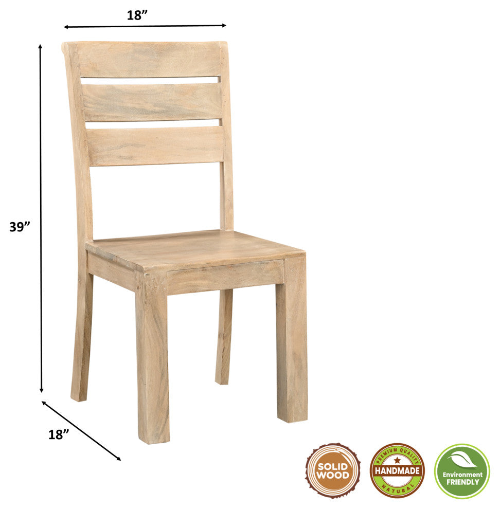 Noah 7-piece Solid Wood Dining Set