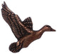 Mallard Duck Cabinet Knob, Antique Copper