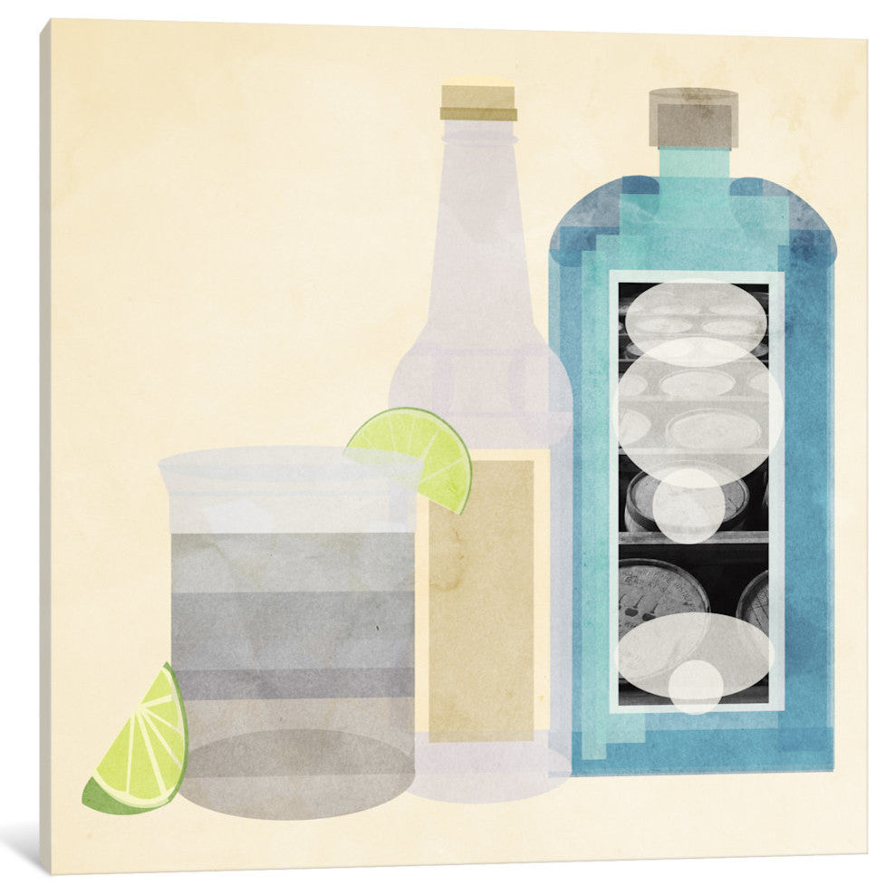 "Gin & Tonic" by 5by5collective, 12x12x1.5