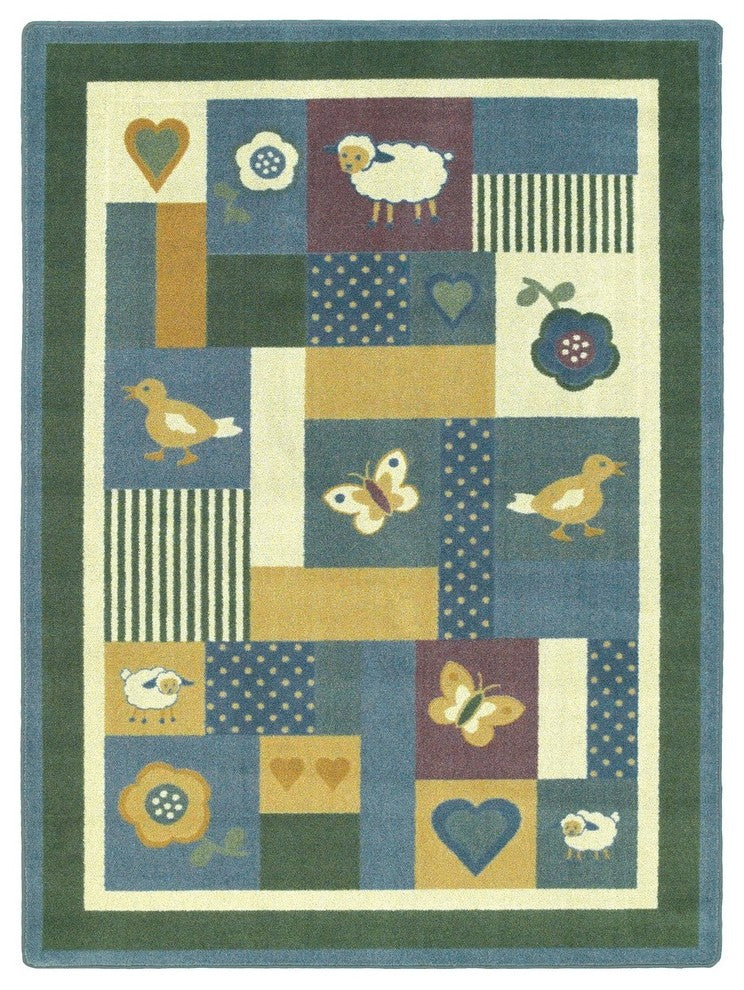 Kid Essentials Rug, Baby Love, 5'4"x7'8", Soft