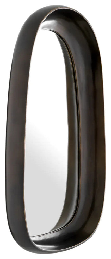 Free-Form Vintage Mirror L, Eichholtz Sandals, Brown