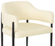 Sezanne Cream Vegan Leather Dining Chair