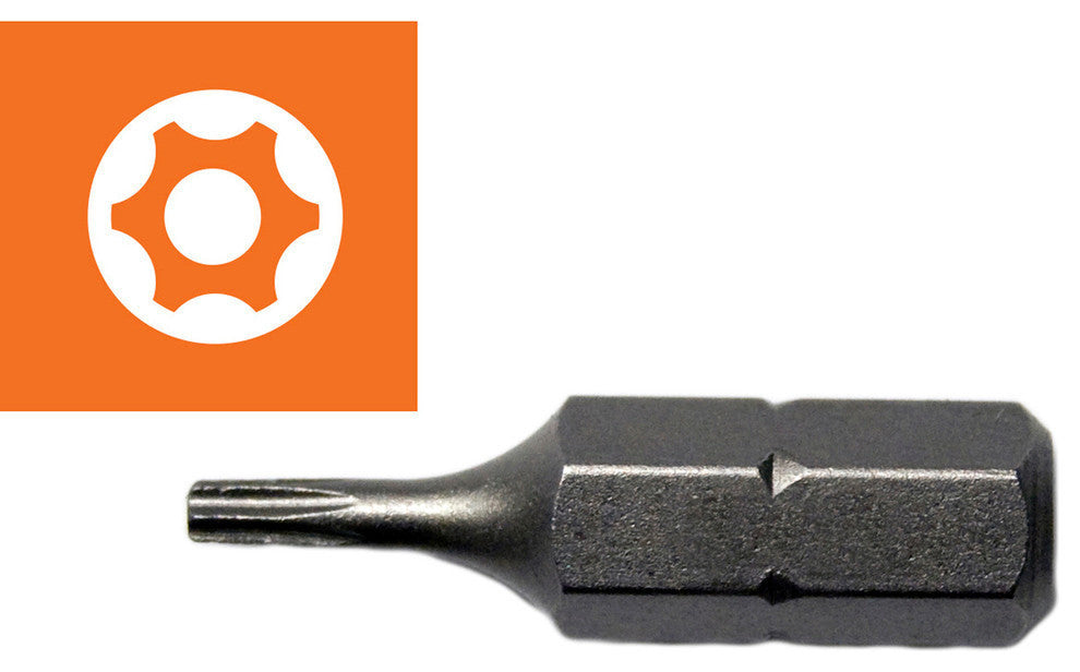 S2 Steel Security Star Bit, T8x1"