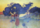 Henri Edmond Cross the Farm, Evening Premium Canvas Print