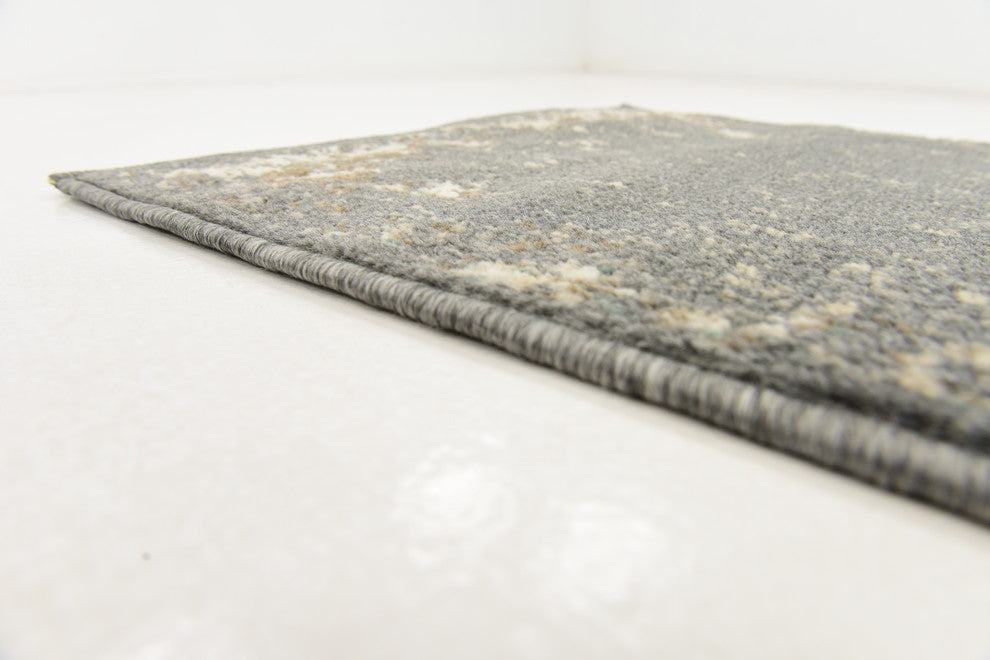 Unique Loom Gray Medallion Tuareg 2' 0 x 6' 0 Runner Rug