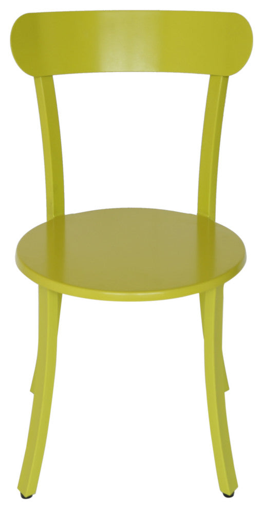 GDF Studio Larson Outdoor Bistro Set, Matte Lime Green