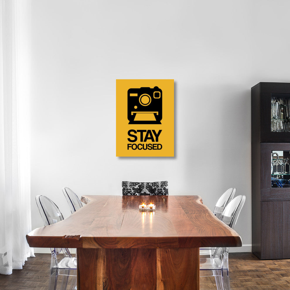 "Stay Focused Polaroid Camera Poster 2" Fine Art Print