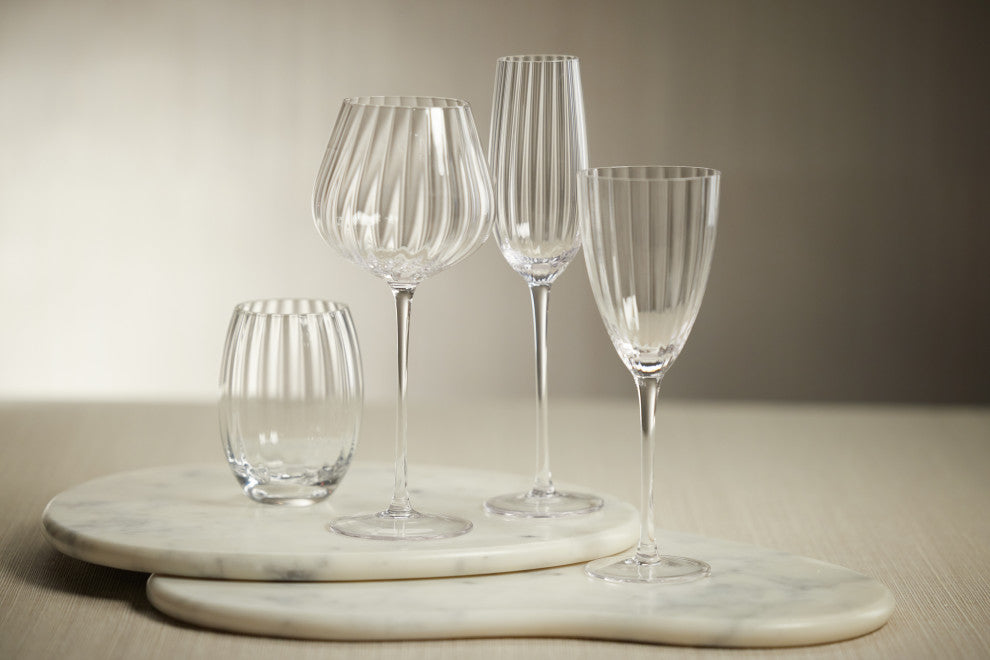 Malden Optic White Wine Glasses, Set of 4, Clear