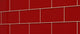 Glass Subway Tile, Ruby Red, Sample Swatch