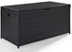 Crosley Furniture Palm Harbor Wicker / Rattan Patio Deck Box in Brown