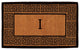 The Grecian Monogram Doormat, Extra-Thick 3'x6', Letter I