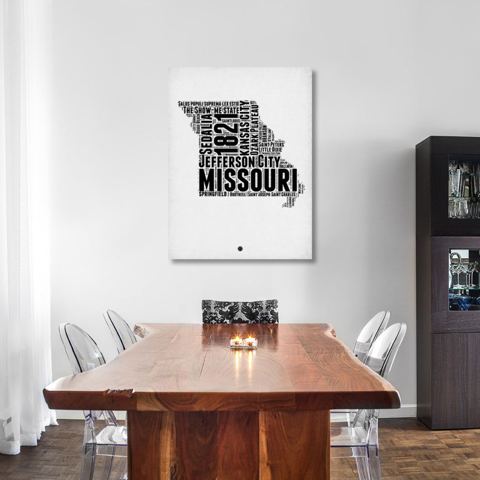 "Missouri Word Cloud 2" Fine Art Print