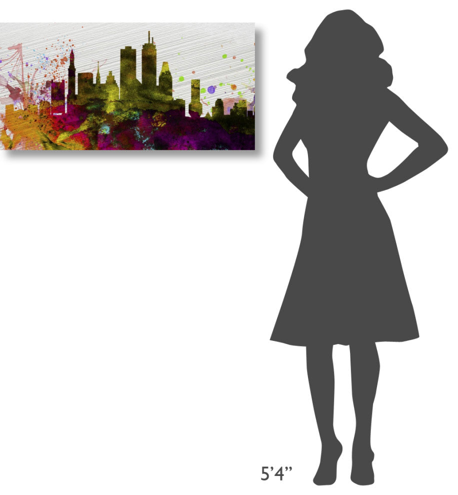 "Boston City Skyline" Fine Art Print