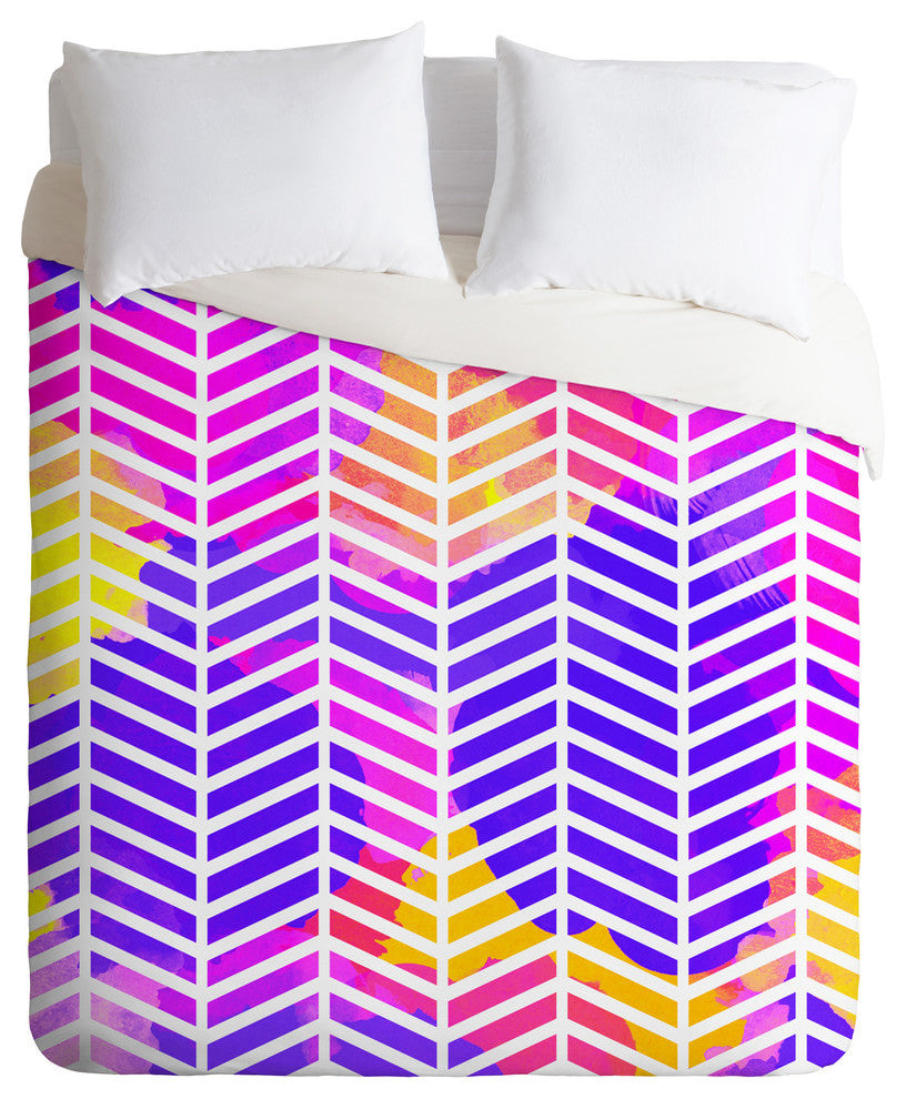 Deny Designs Rebecca Allen Purple Bliss Duvet Cover-Lightweight