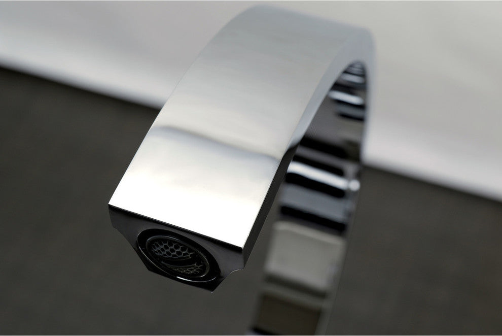 Gourmetier Single-Handle Kitchen Faucet With Side Sprayer, Polished Chrome