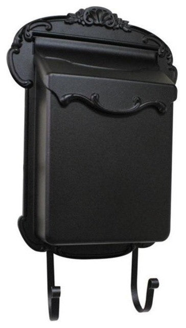 Victoria Vertical Mailbox, Black