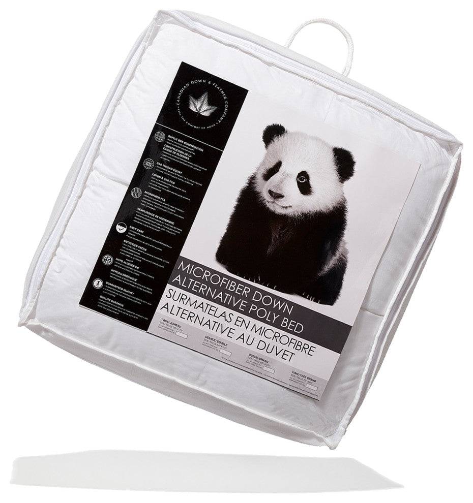 Microfiber Down Alternative Poly Bed, Queen