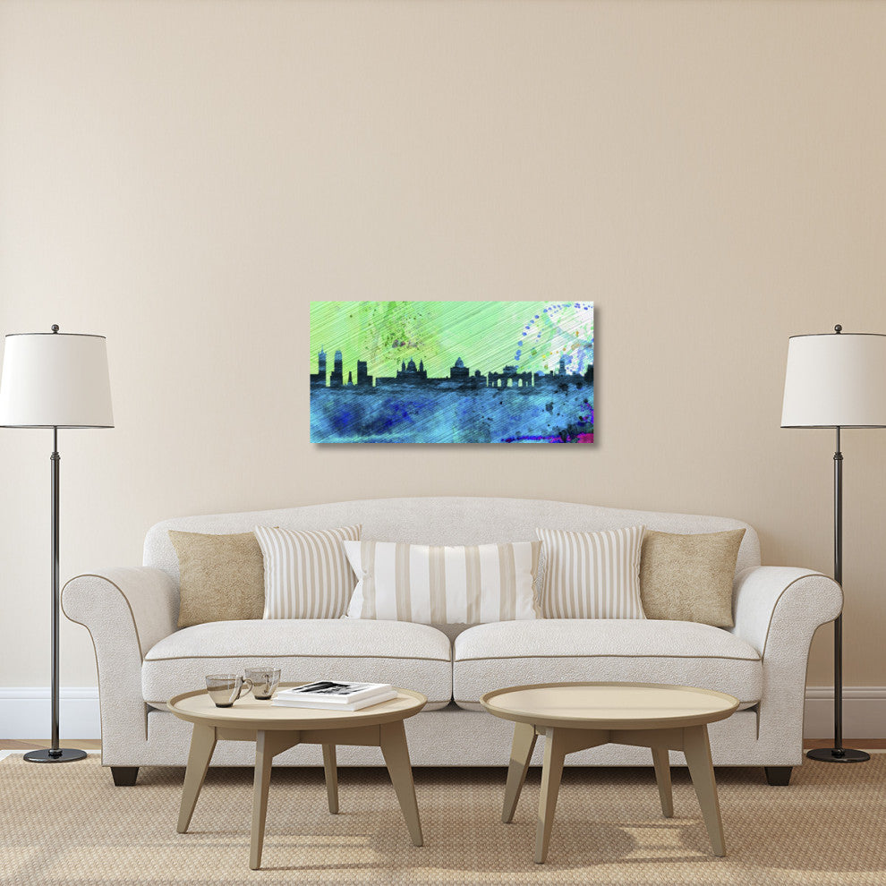 "Madrid City Skyline" Fine Art Print