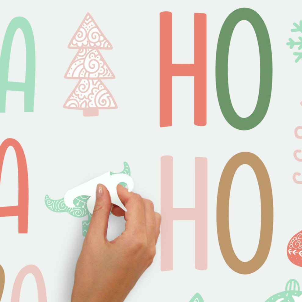 Fa La La La La Peel and Stick Wall Decals