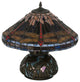 16 High Tiffany Hanginghead Dragonfly Cone Table Lamp