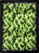 Kaleidoscope Rug, Inferno, 5'4"x7'8", Green