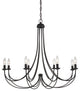 Mirren 8-Light Chandelier, Imperial Bronze