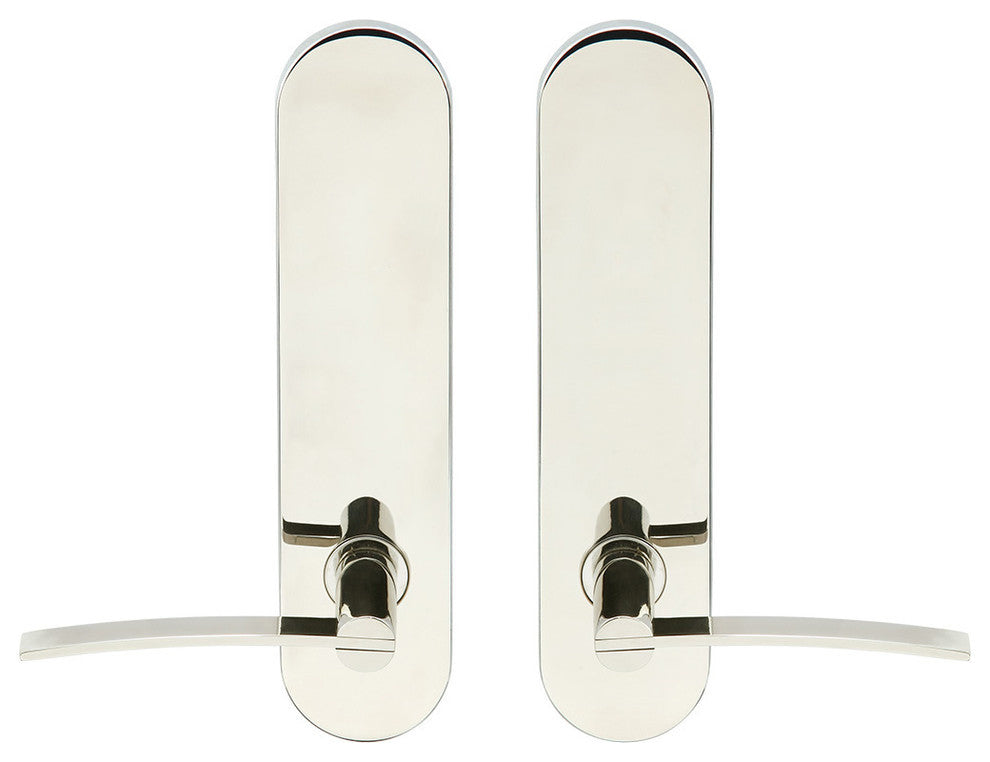 Horizon Lever, Tubular Privacy, Polished Stainless Steel, 2-3/4" Backset