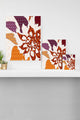 Deny Designs Karen Harris Constance In Orange Blossom Art Canvas