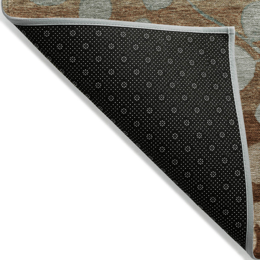 Machine Washable Indoor/Outdoor Chantille ACN1900 Mocha 3' x 5' Rug