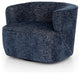 Mila Swivel Chair-Comal Azure