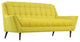 Modern Sunny Response Upholstered Fabric Loveseat
