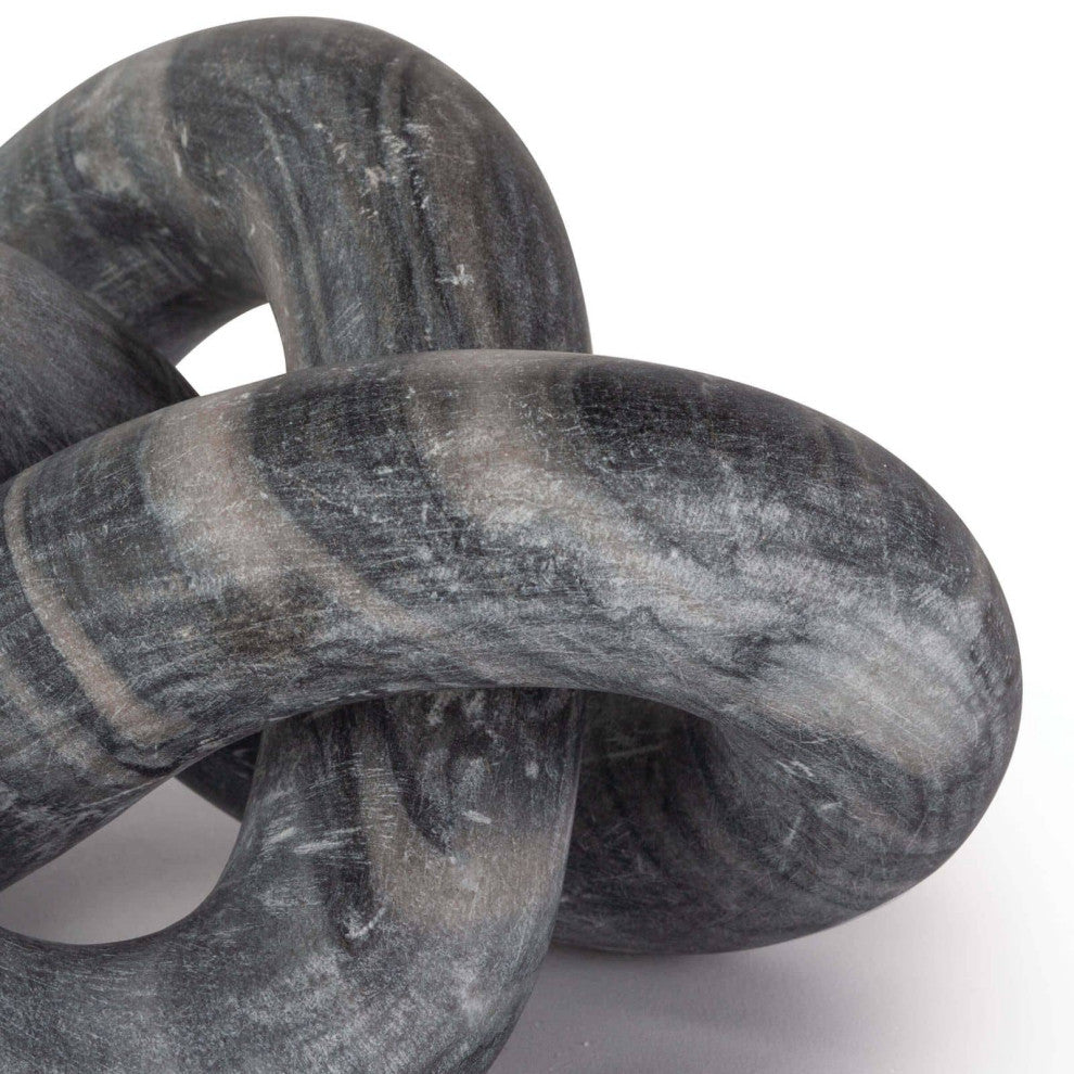 Cassius Marble Sculpture, Black