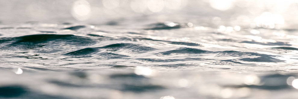 Peaking Ripples Fine Art Photography Print, 24"x72", Acrylic Print