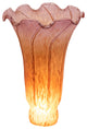 Meyda lighting 10177 4"W x 6"H Amber/Purple Lily Shade