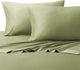 Bamboo Cotton Blend Silky Hybrid Sheet Set, Sage, California King