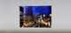 "Chicago Night" Artwork, 3' Shade, Fabric, Right