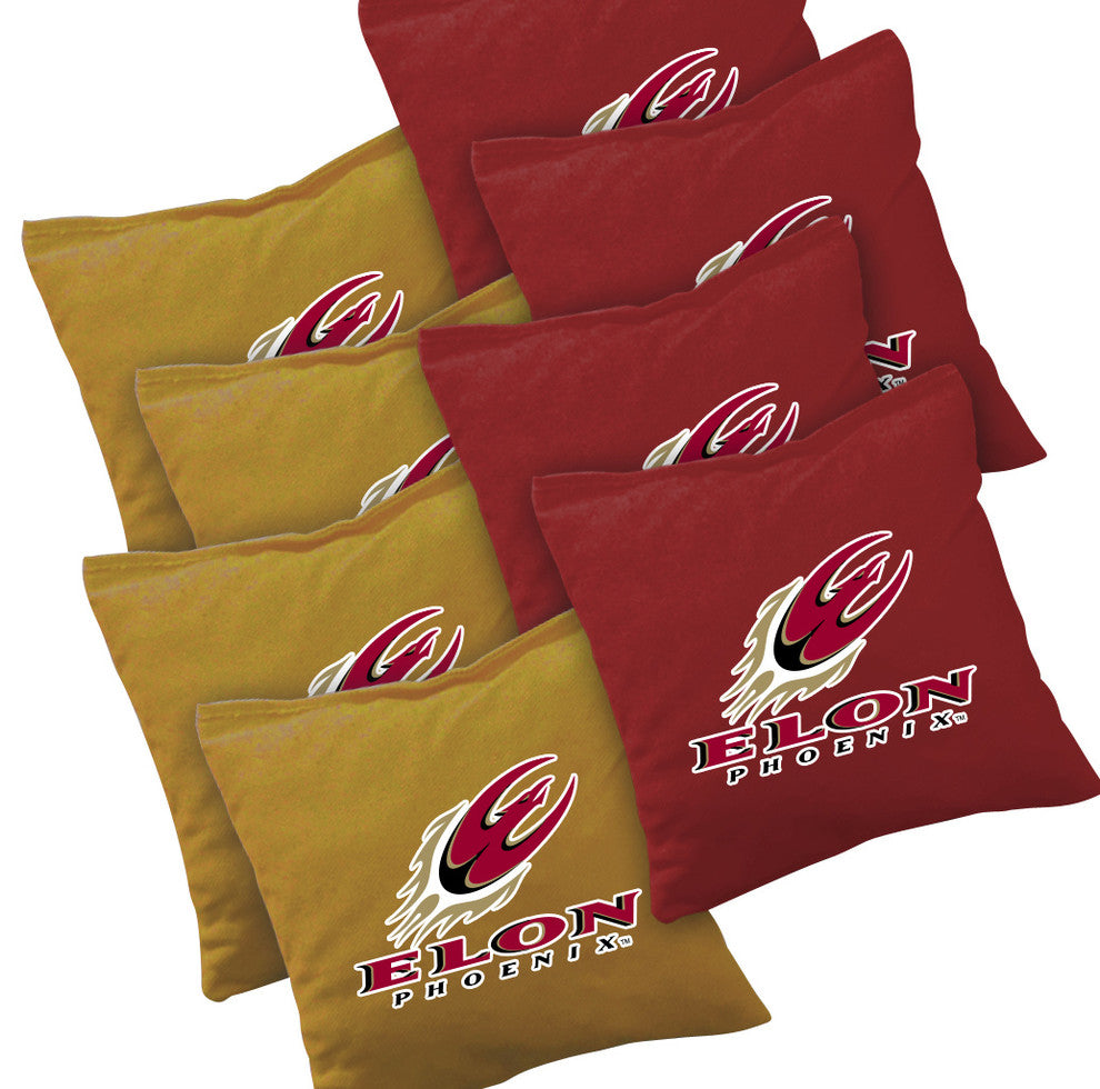 Elon Phoenix Cornhole Bags Set of 8