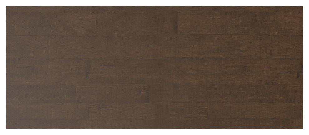 Banting Solid Hardwood Mid Century Small Desk, Walnut Brown