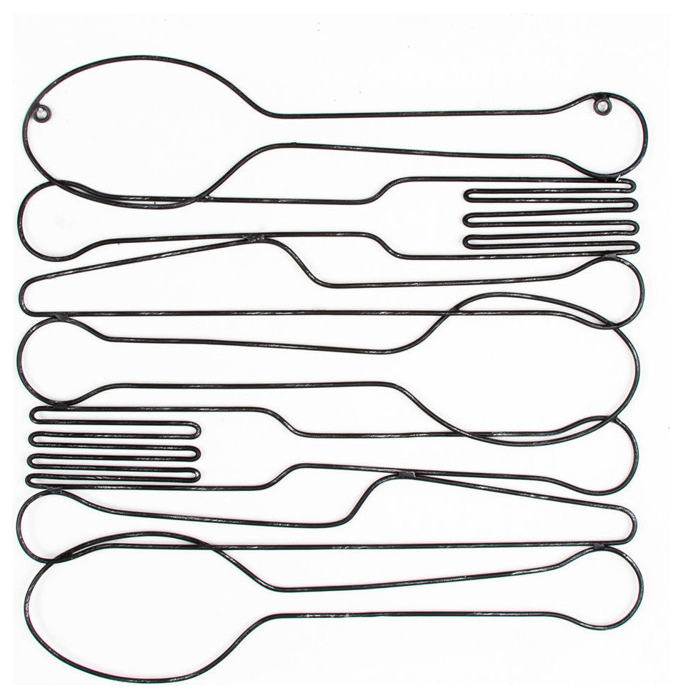 Dinner Time Metal Wall Art