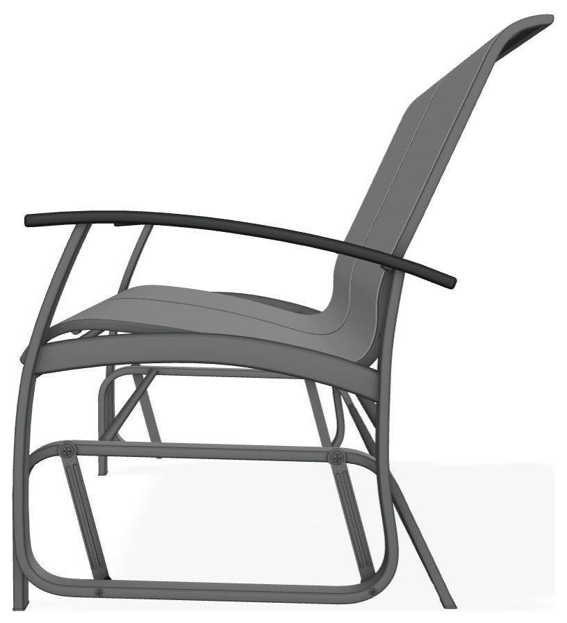 Belle Isle Sling 2-Seat Glider, Titanium/Graphite