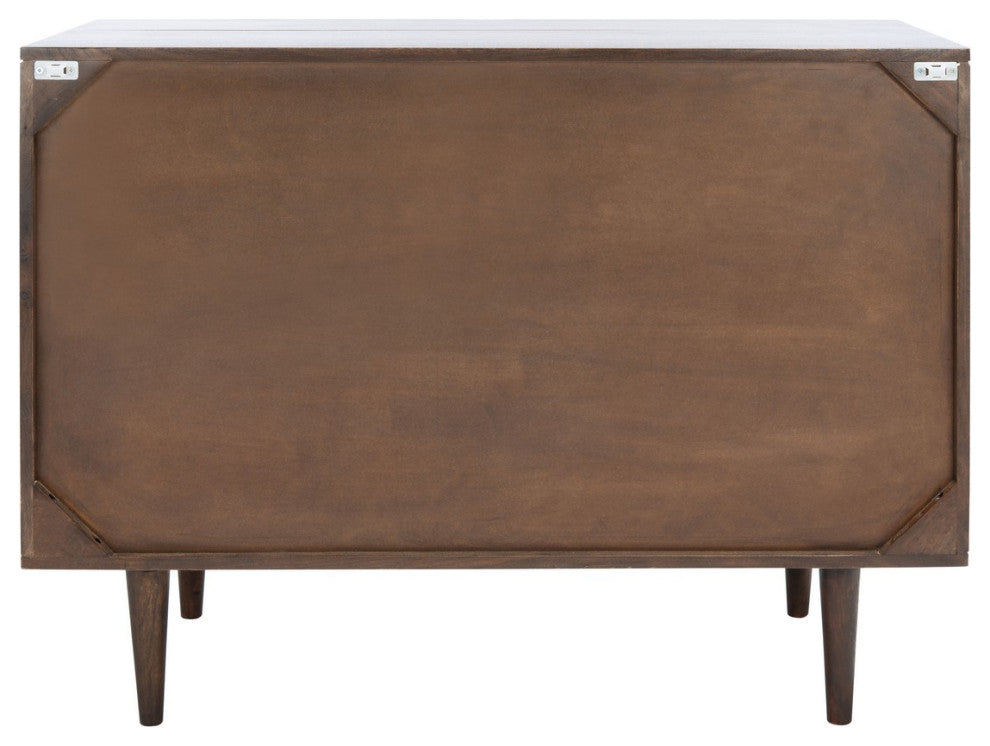Safavieh Couture Zinnia 3 Drawer Chest Walnut